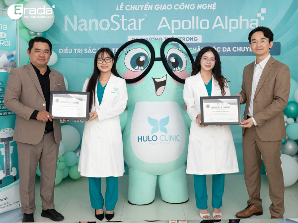Hulo Beauty Clinic chính thức nhận chuyển giao công nghệ NanoStar® Laser và Apollo Alpha